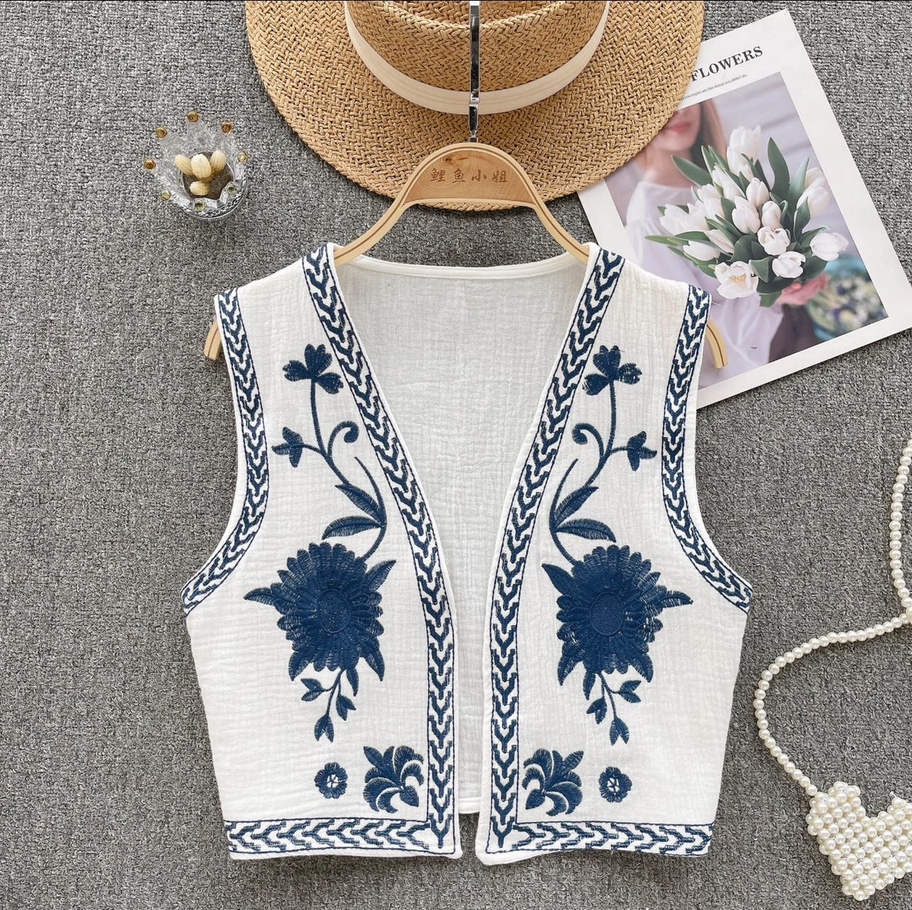 Sarai Statement Vest Top - Image 4