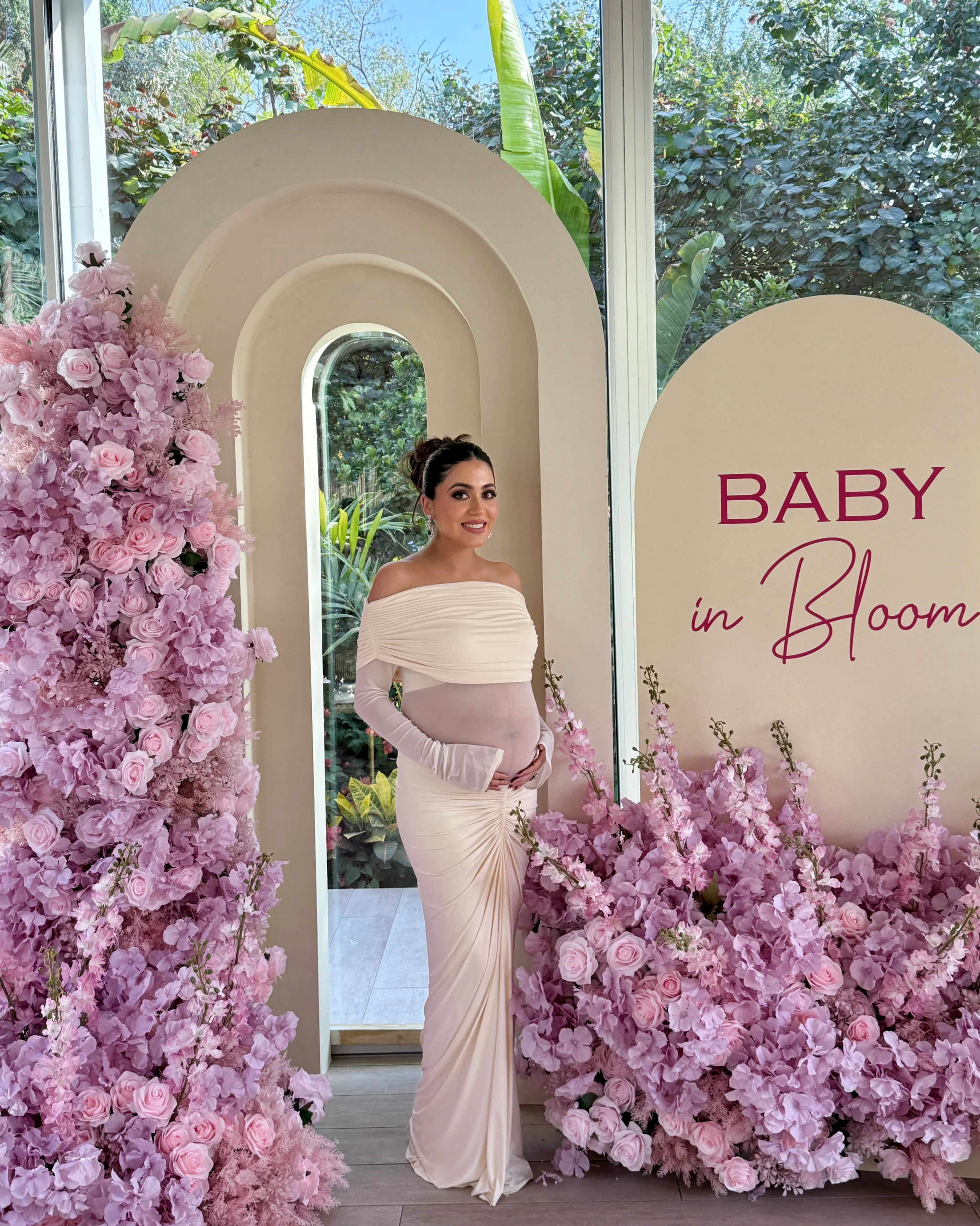 Saya Luxe Bodycon Maxi Dress - Image 9
