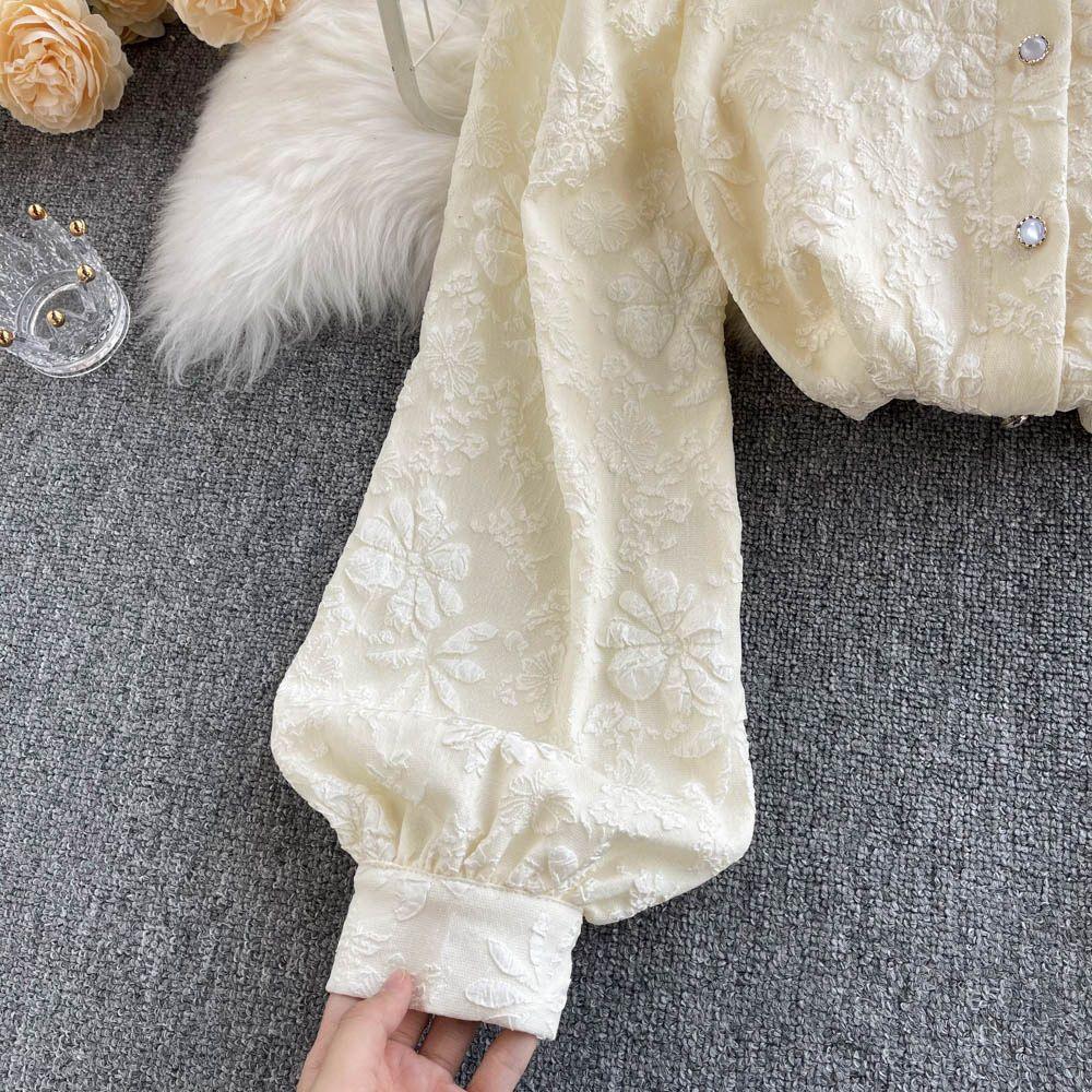 Sebia Embroidered Blouse In White - Image 4