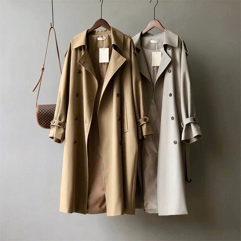 Seoul Statement Trenchcoat In Grey - Image 5