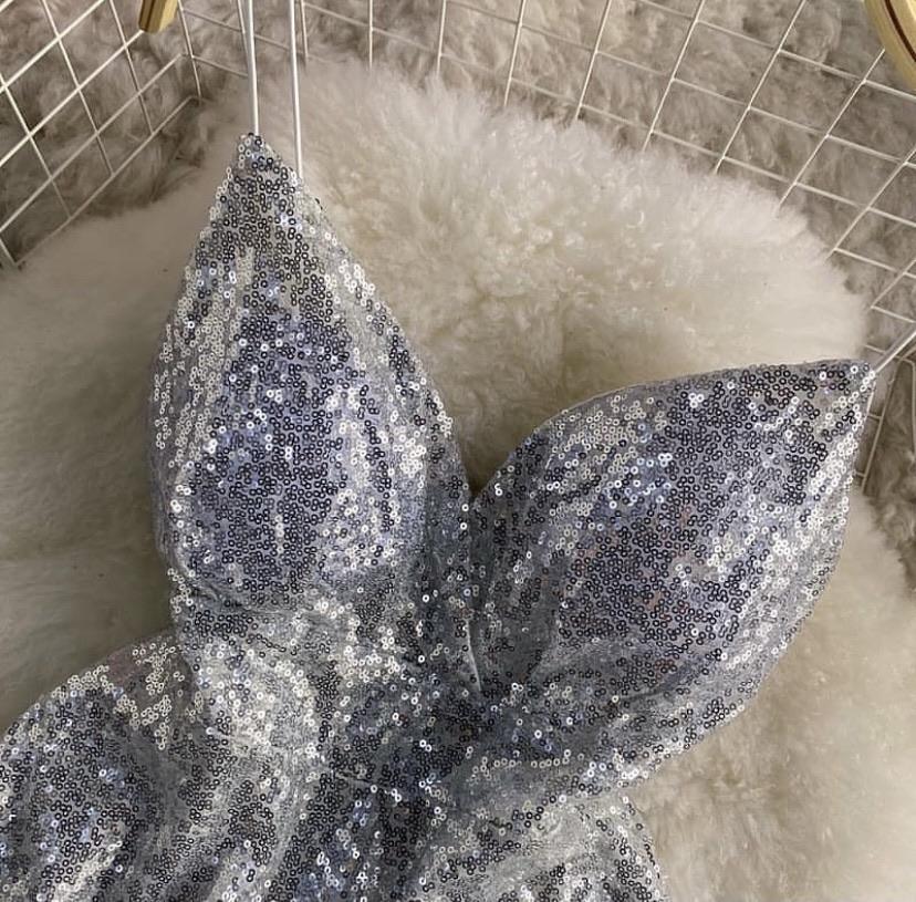 Serena Sequined Skater Dress - Image 4