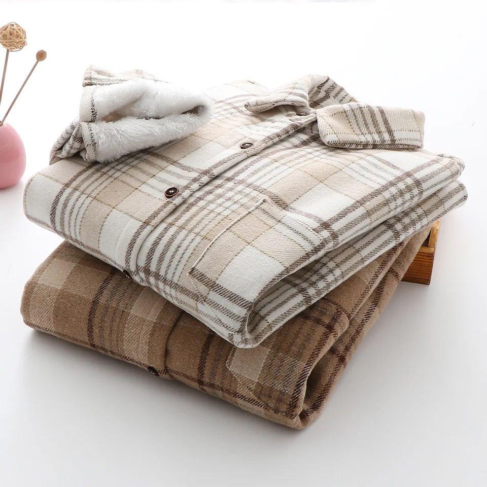 Serenity Fleece-Lined Plaid Shacket - Image 4