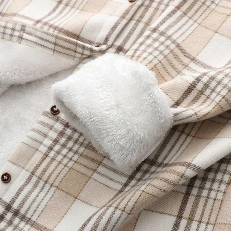Serenity Fleece-Lined Plaid Shacket - Image 5