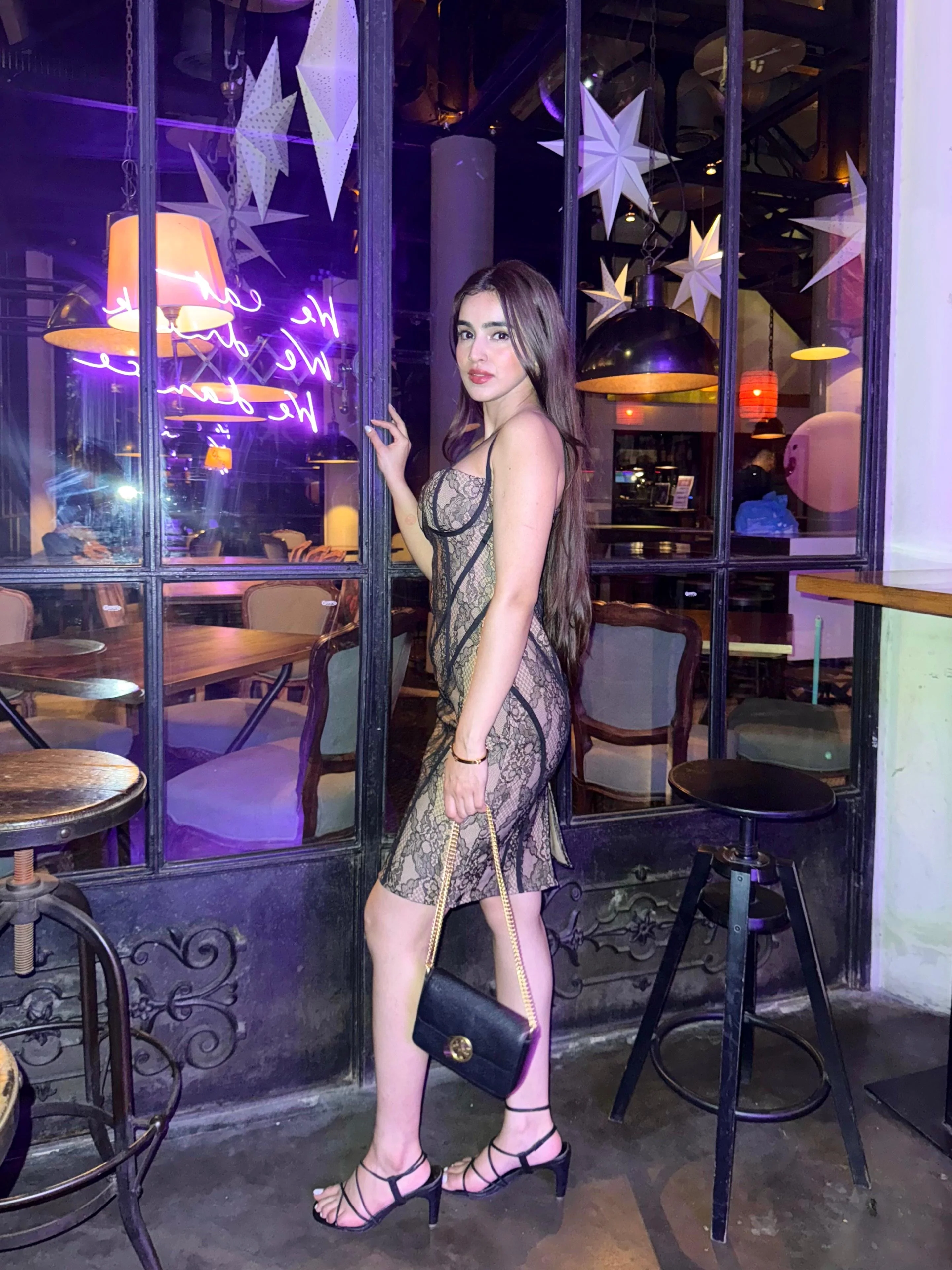 Serina Luxe Bandage Midi  Dress - Image 2