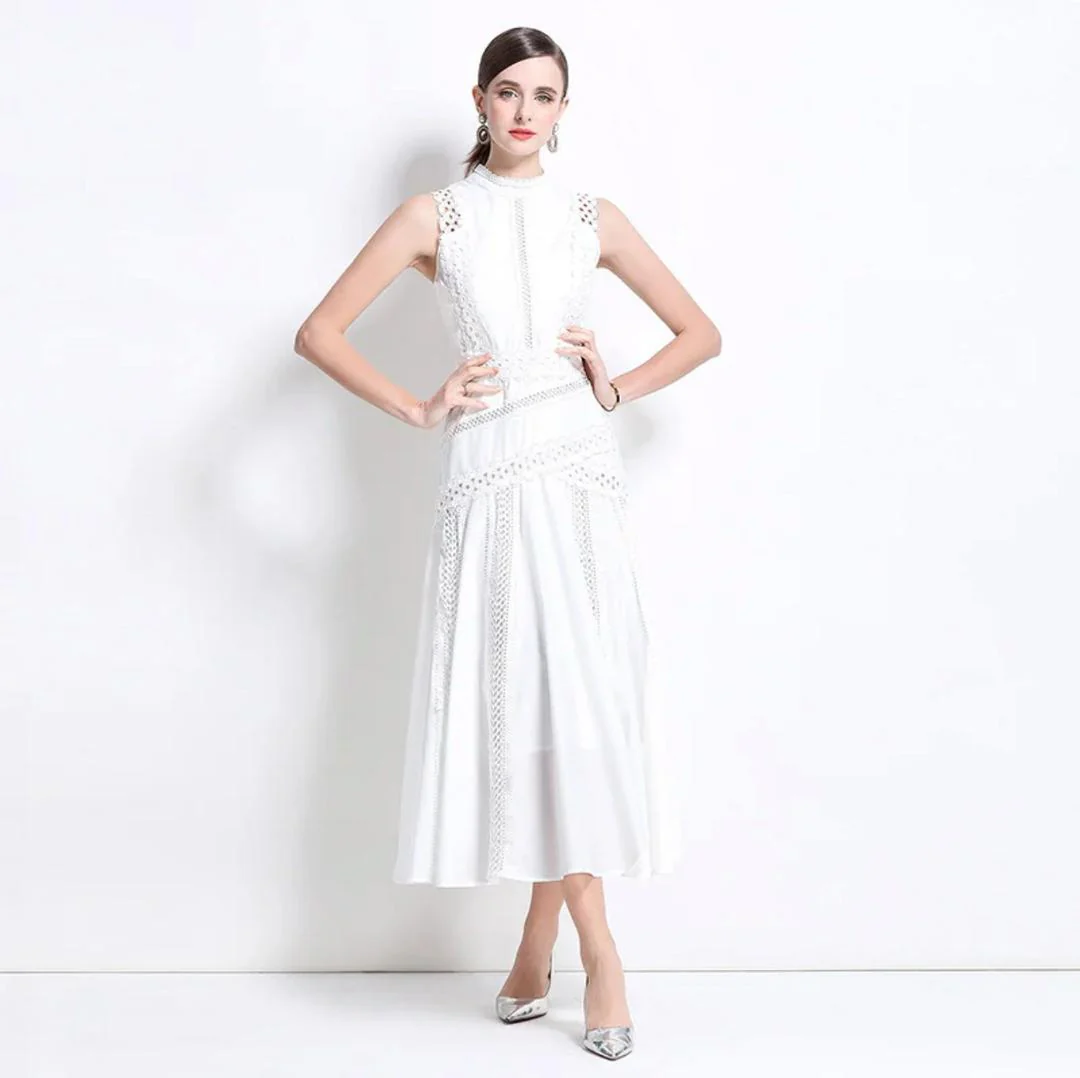 Serri Summer Holiday Dress In White - Image 2