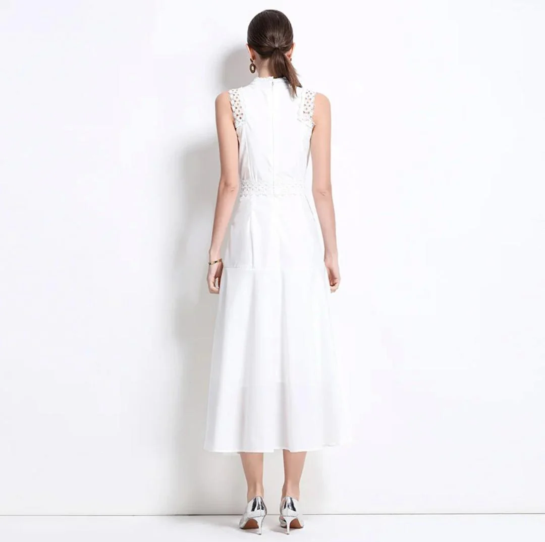 Serri Summer Holiday Dress In White - Image 5