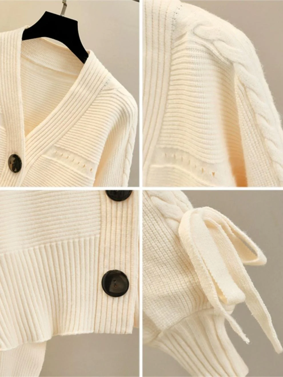 Sibel Luxe Woolen Cardigan - Image 5