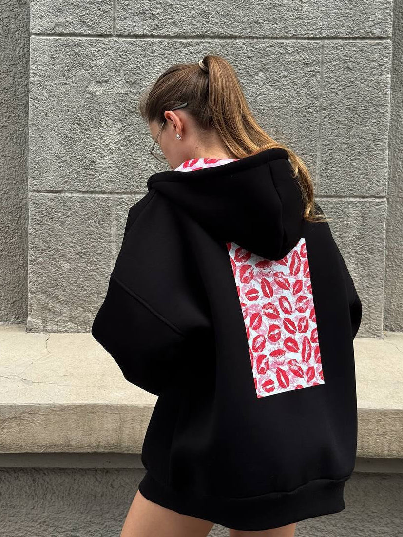 Sicily Oversized Hoodie Jacket - Image 2