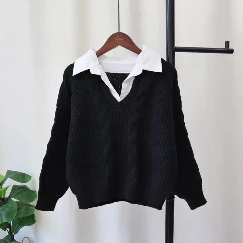 Siya Statement Tops with Attached Sweater - Image 6