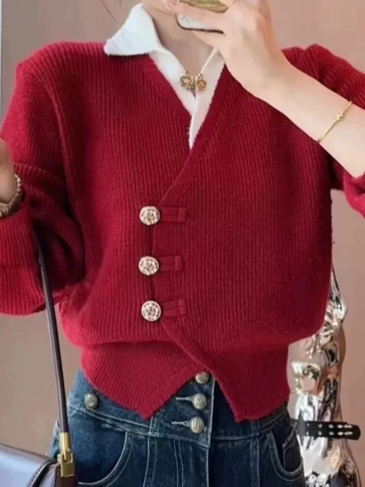 Sofia Statement Tops with Attached Sweater - Image 8