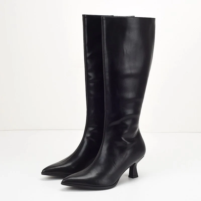 Solia Knee High Pointed Boots - Image 8