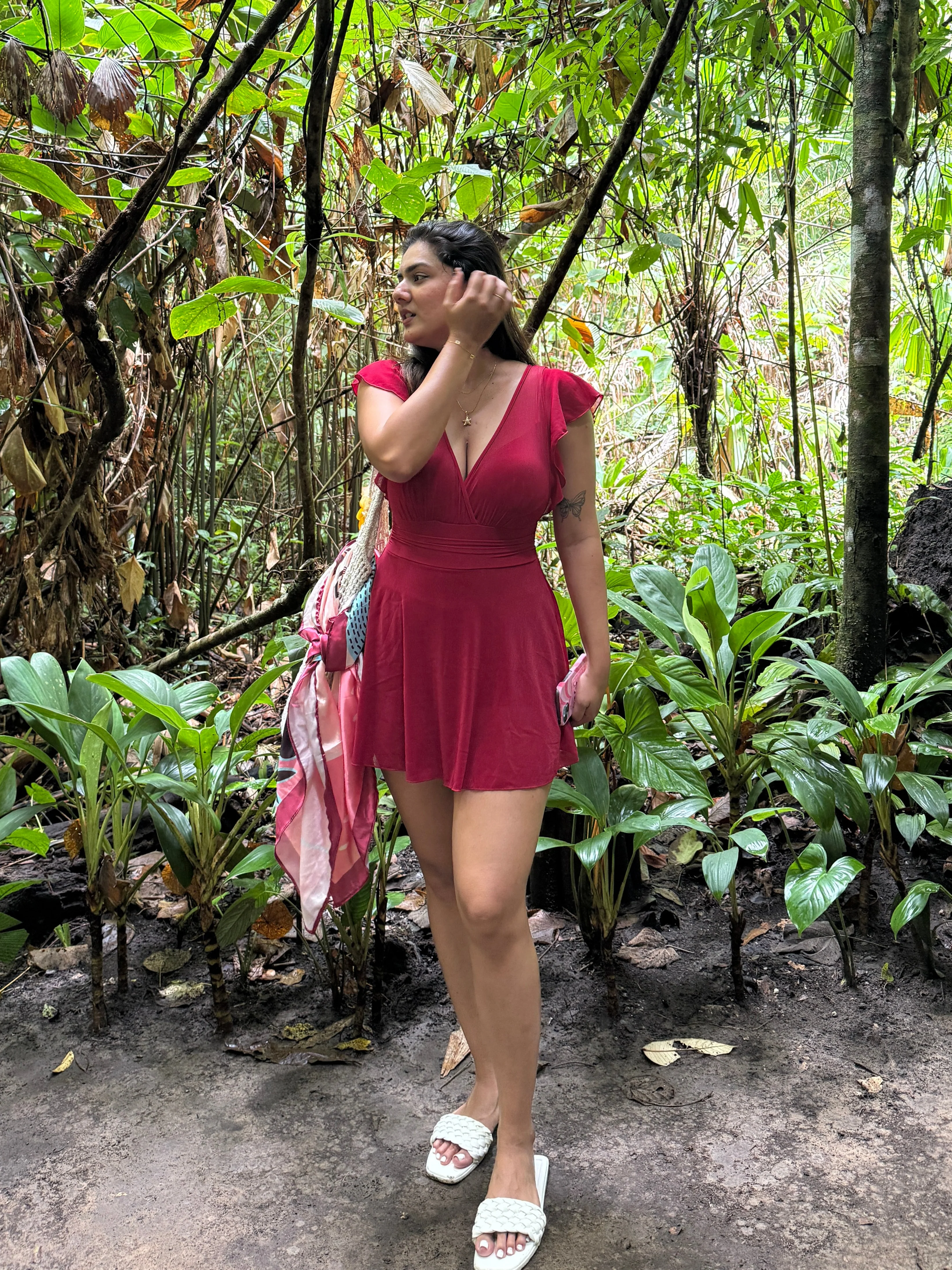 Soneva Holiday Swimsuit In Red - Image 4