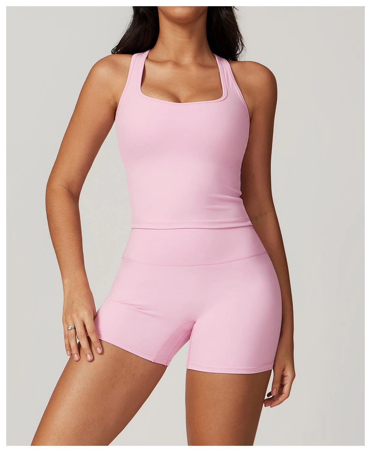 Sora Premium Activewear Set In Light Pink