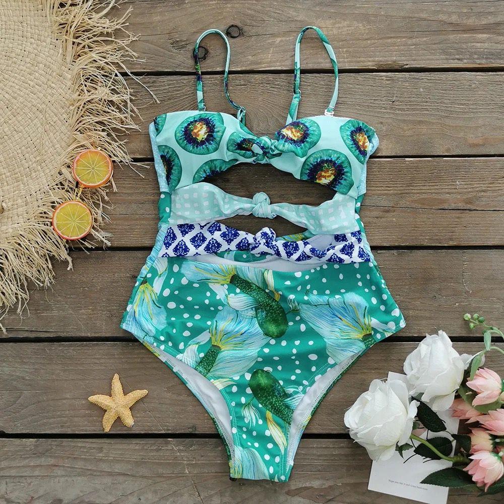 Stormi 3 Piece Swimsuit In Teal - Image 4