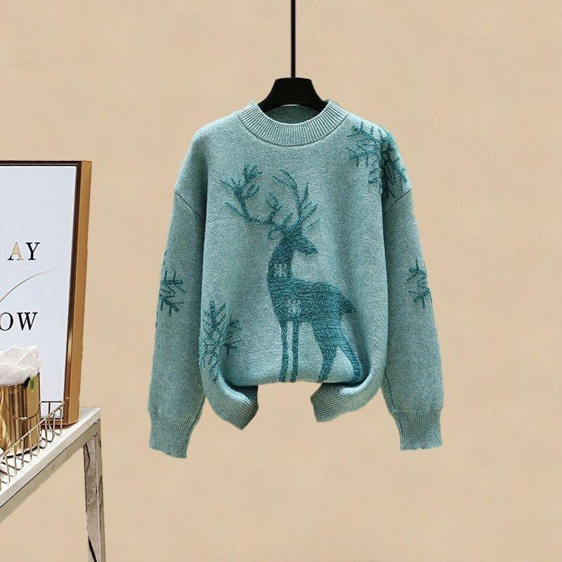 Siruki Woolen Coord Set In Blue - Image 5