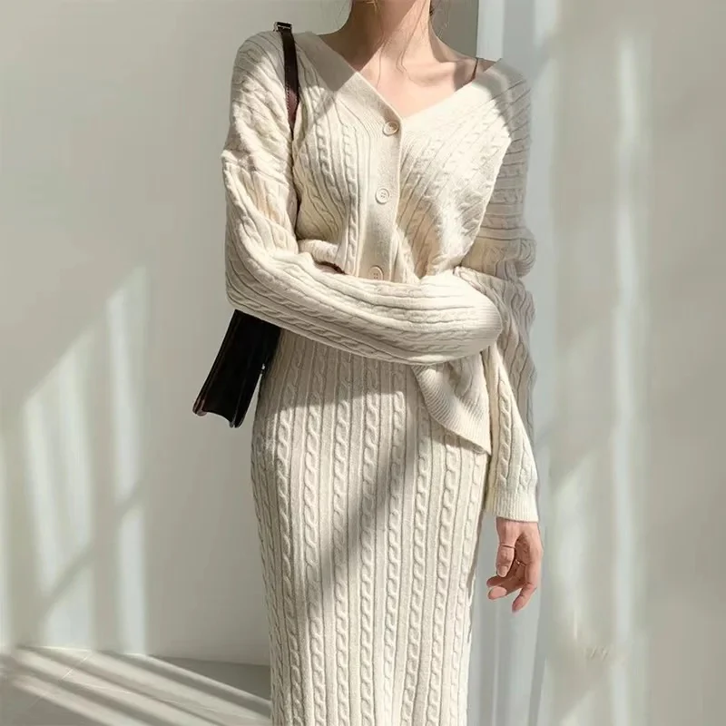 Sussane Winter Coord Set - Set of Sweater and Skirt - Image 3