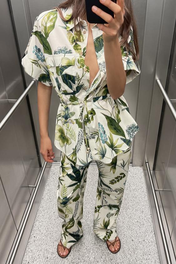 Taisiya Statement floral Coord Set In Multicolor - Image 3