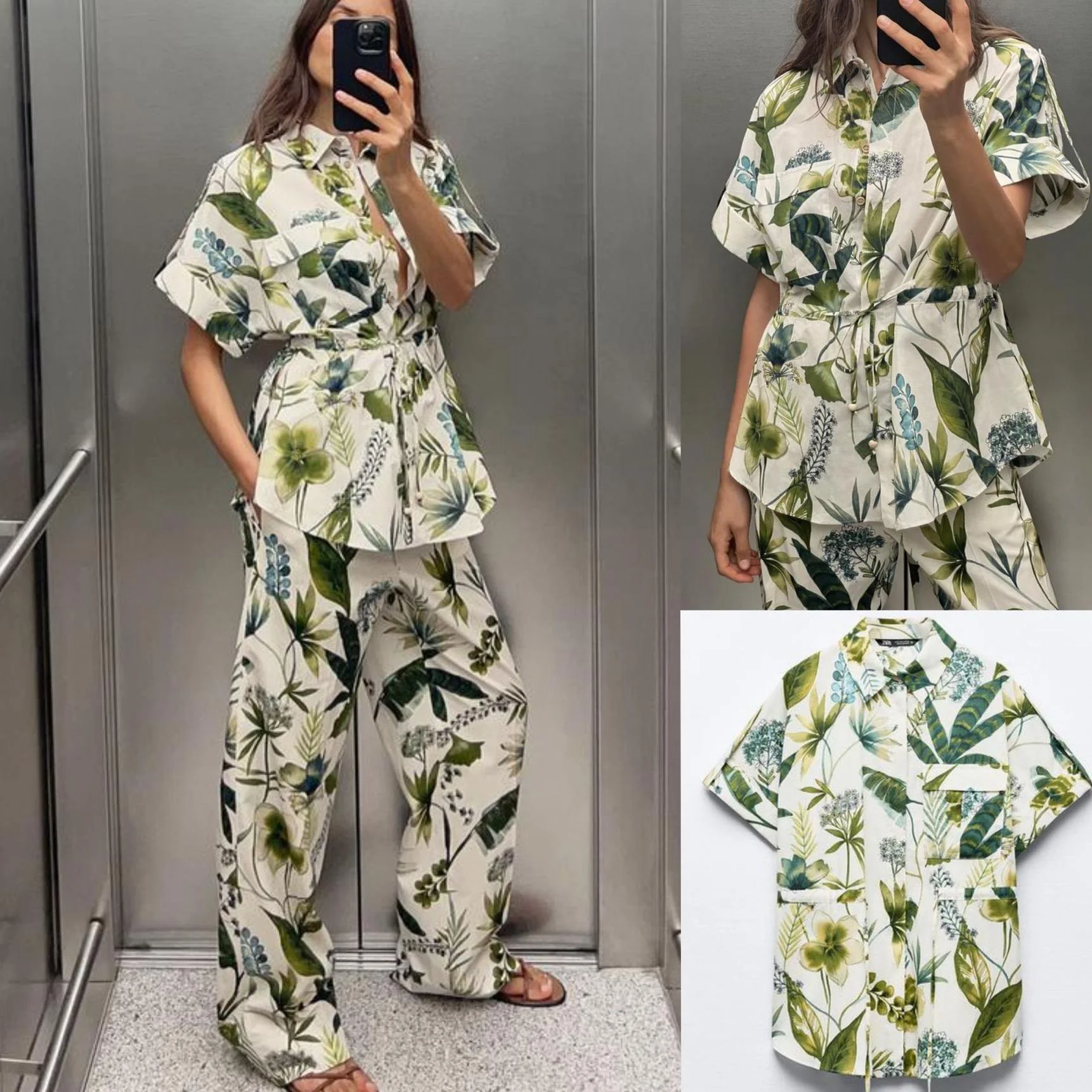 Taisiya Statement floral Coord Set In Multicolor - Image 4
