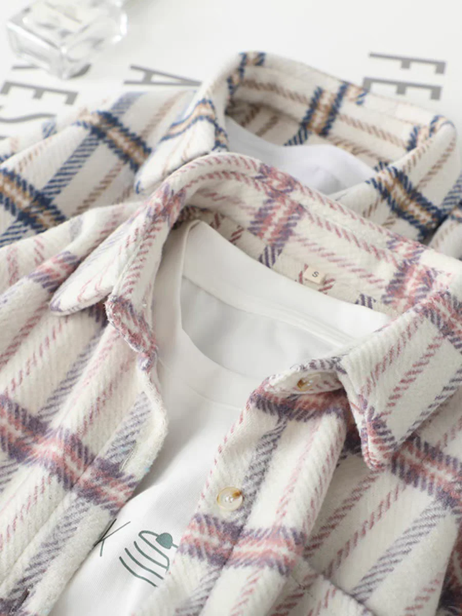 Tansy Flannel Shirt In Beige - Image 3