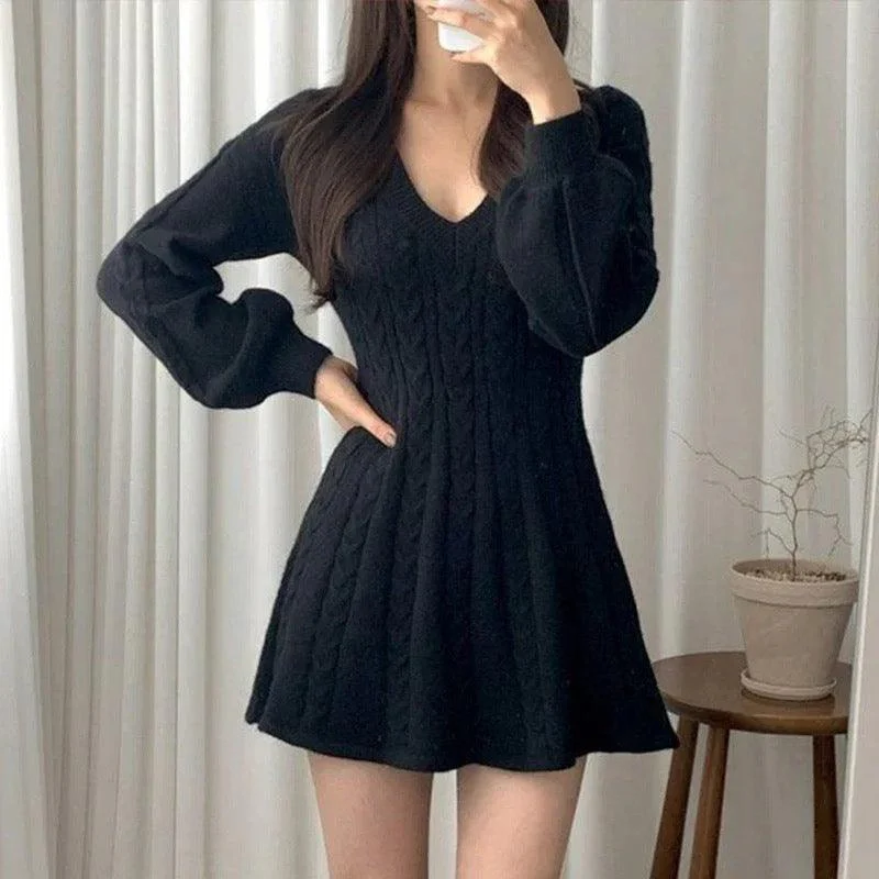 Taron Knitted A- Line Dress - Image 2