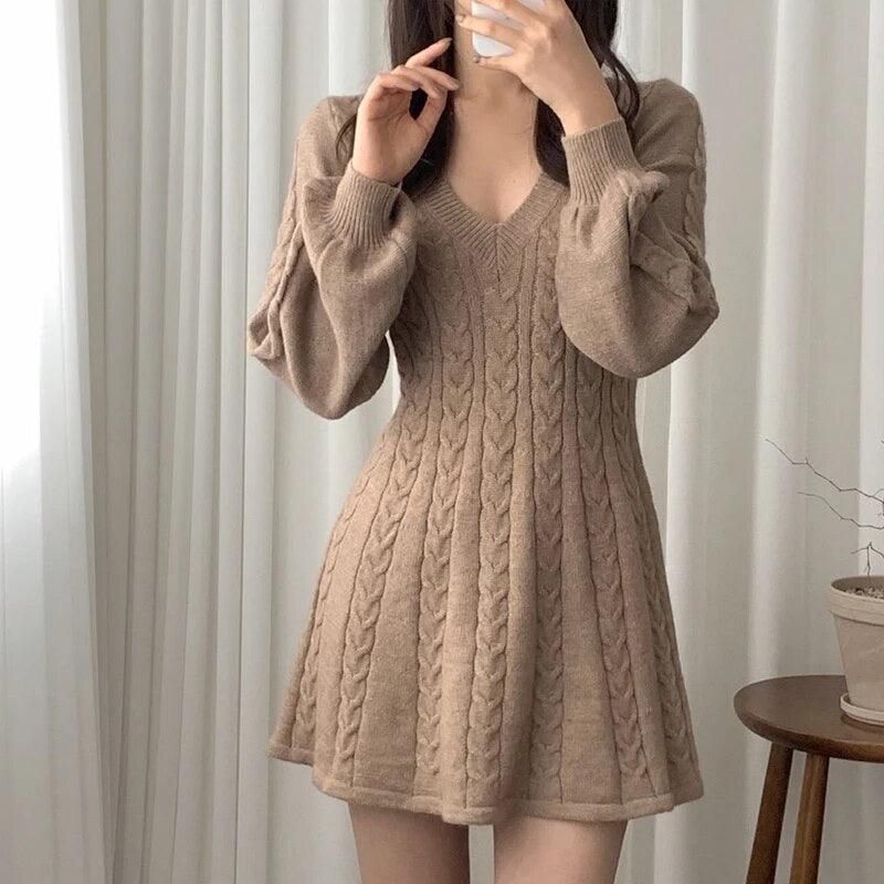 Taron Knitted A- Line Dress - Image 3