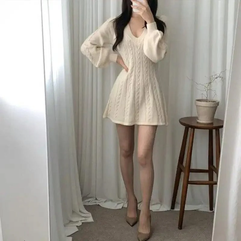 Taron Knitted A- Line Dress - Image 5