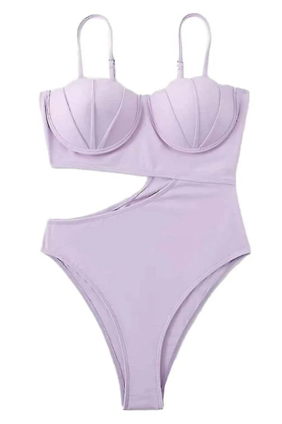 The Mermaid Luxe Swimsuit - Lilac - Image 5