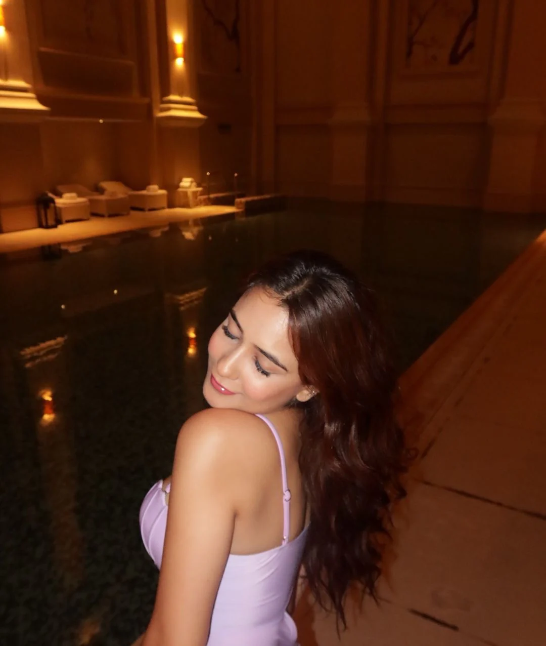 The Mermaid Luxe Swimsuit - Lilac - Image 8