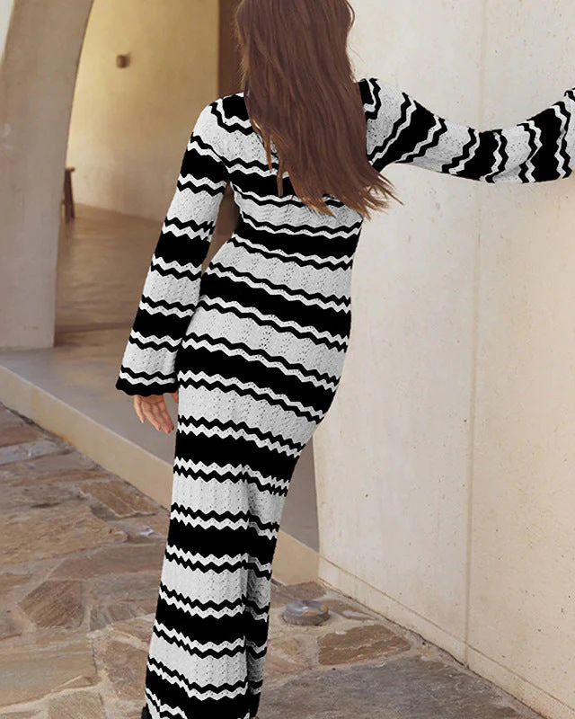 Thea Crochet Holiday Maxi Dress - Image 3
