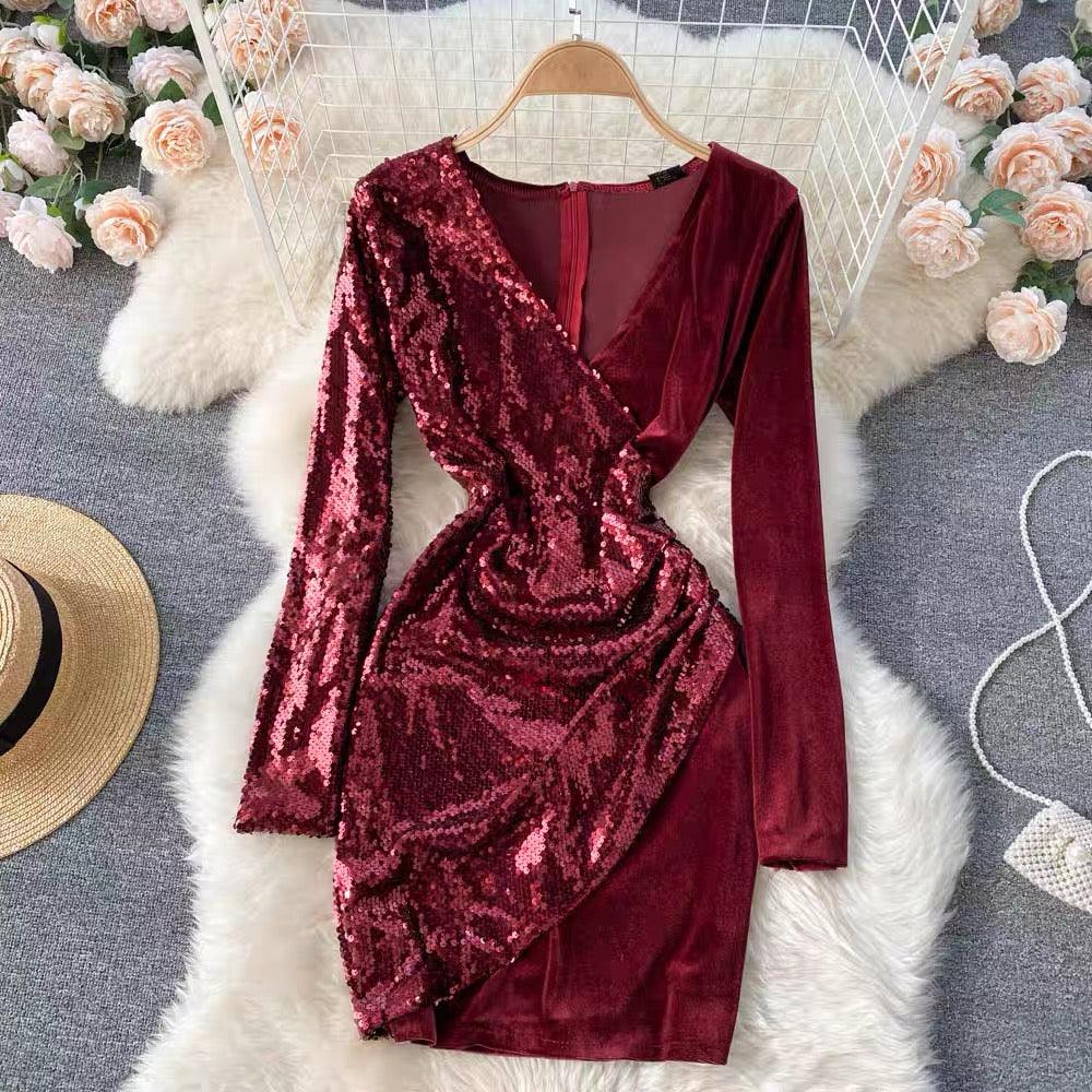 Tinsel Sequined Dress - Image 2