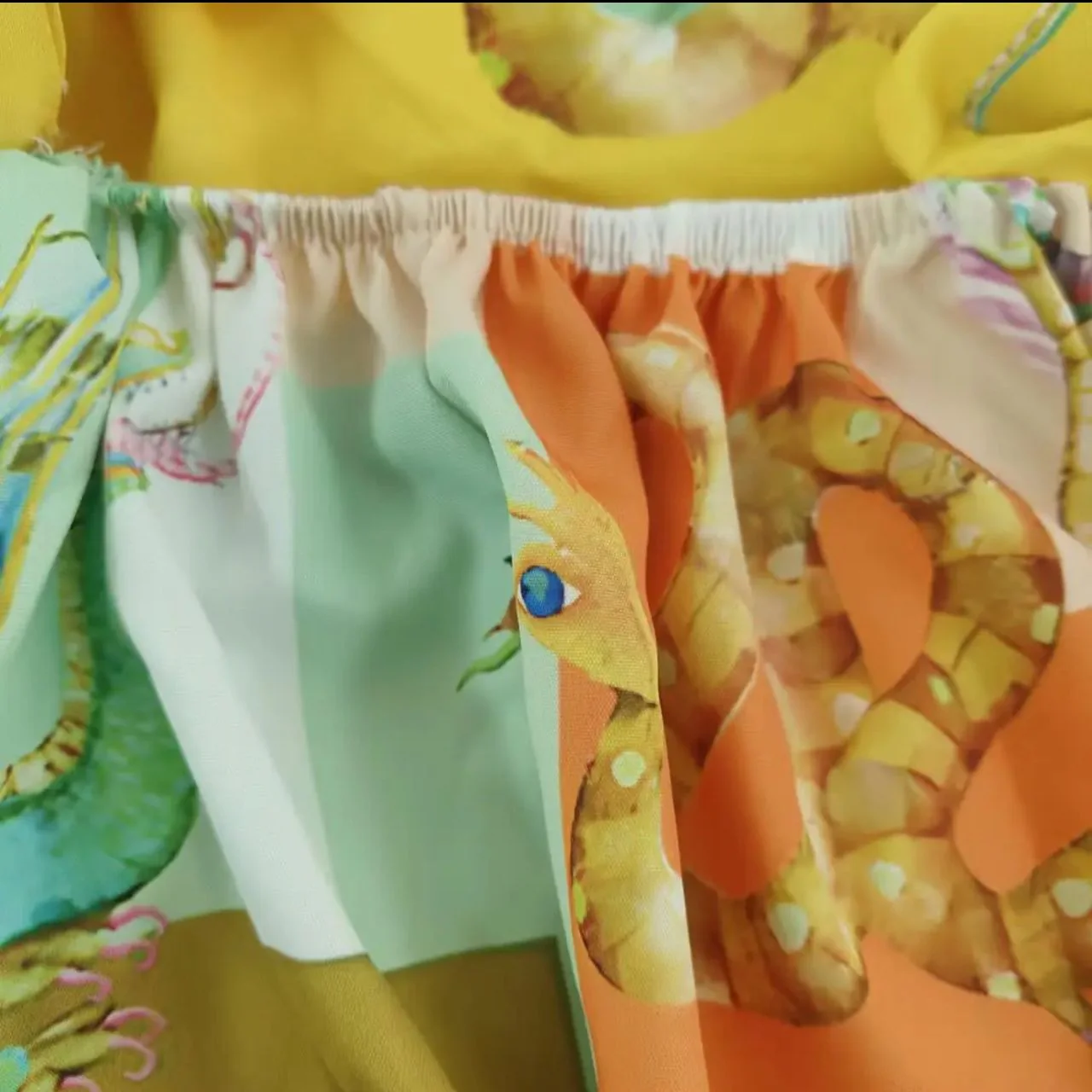 Tropical Printed Holiday Dress In Multicolor - Image 8