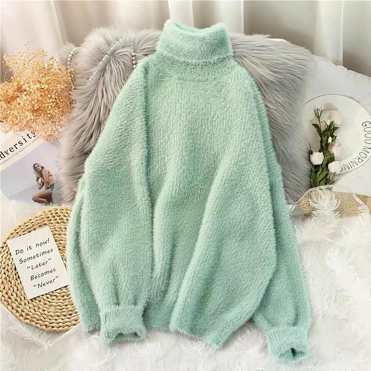 Turtleneck Mohair Jumper - Image 3