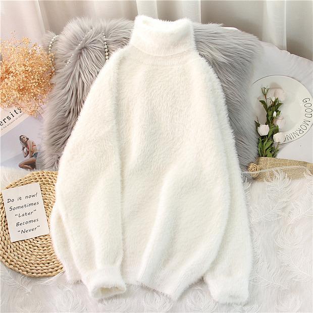 Turtleneck Mohair Jumper - Image 4