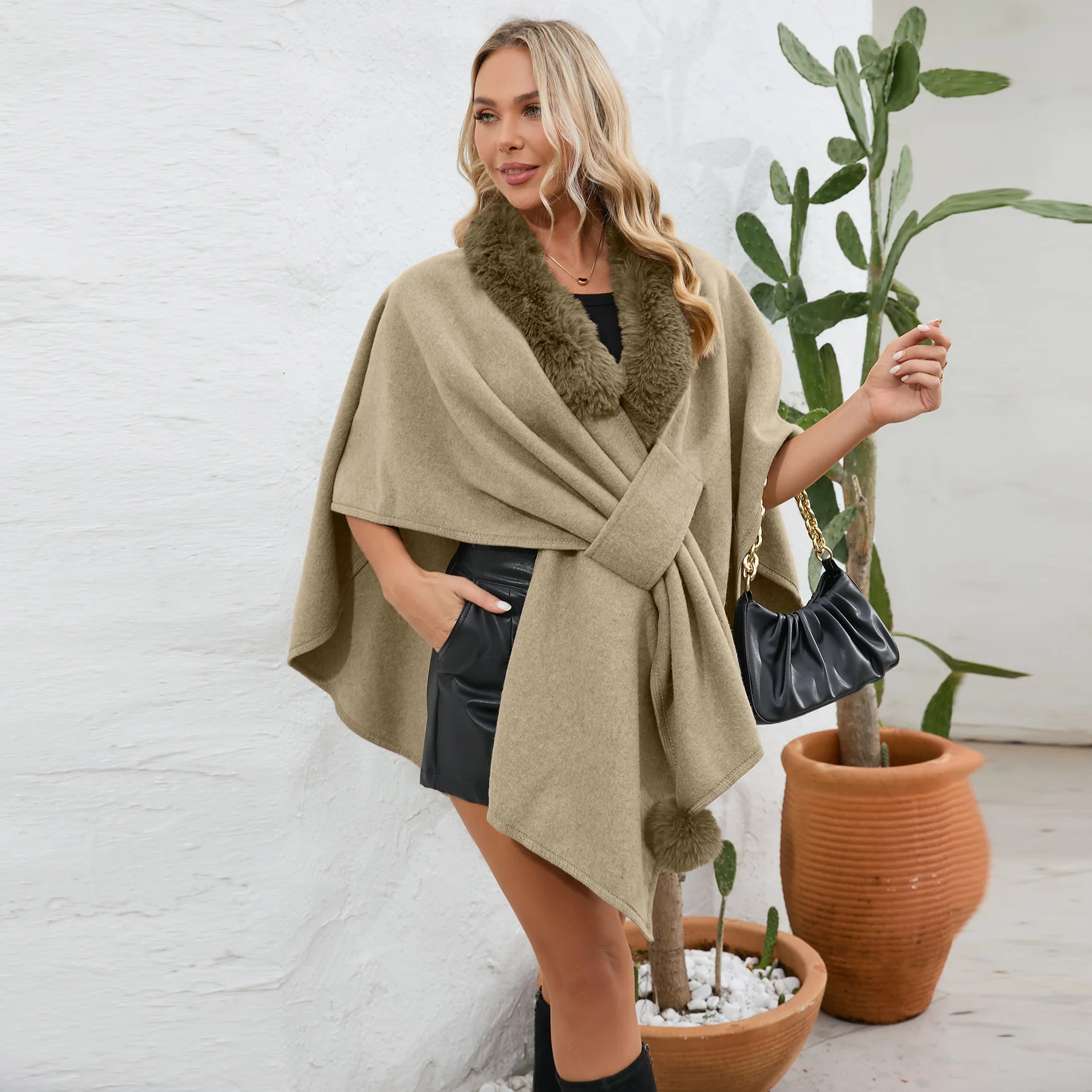 Valentin Premium Winter Fur Cape - Image 5