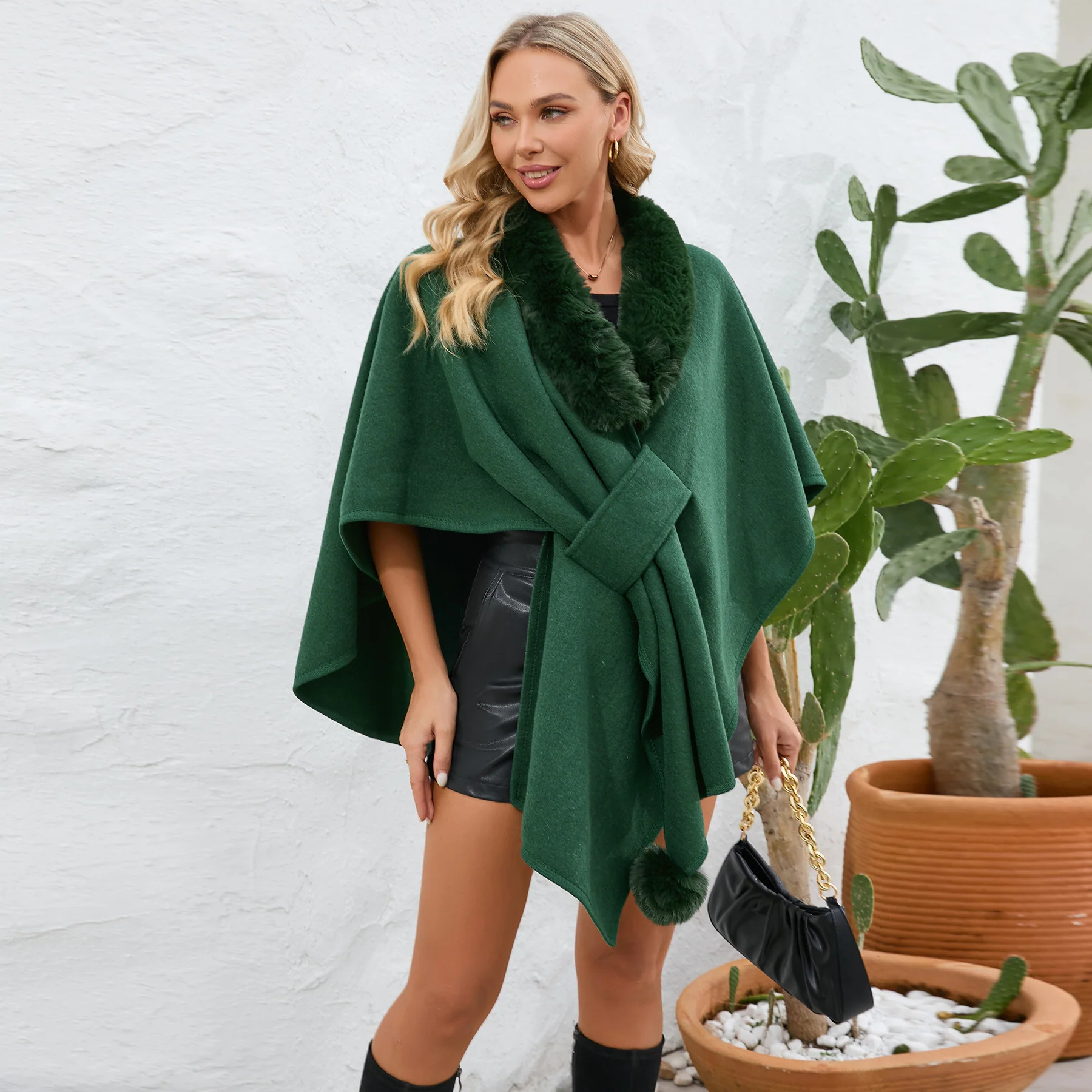 Valentin Premium Winter Fur Cape - Image 7