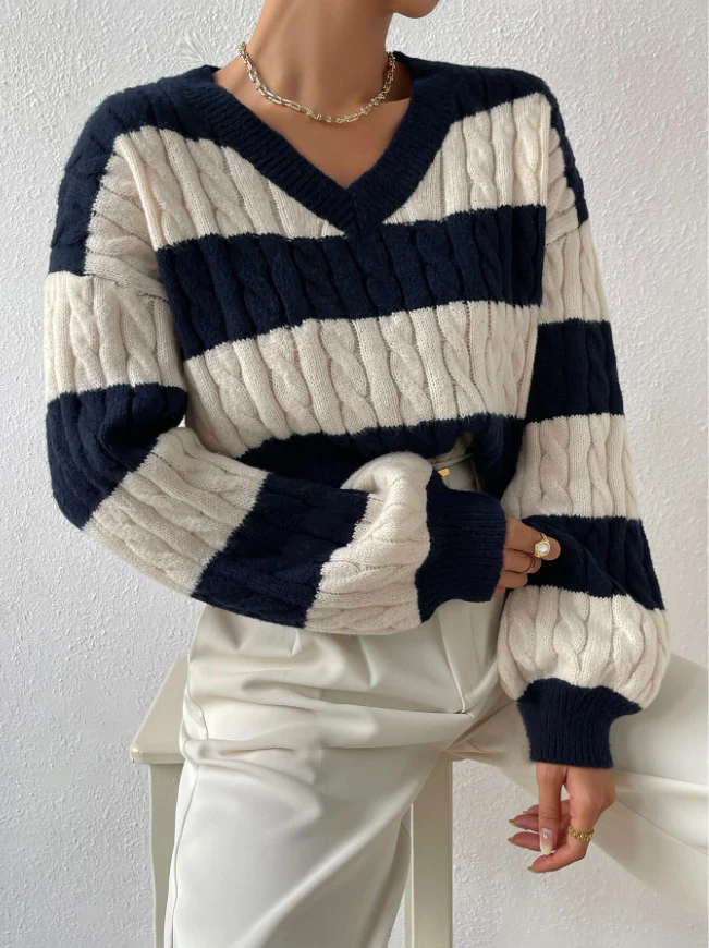 Vanna Luxe Cable Sweater - Image 3
