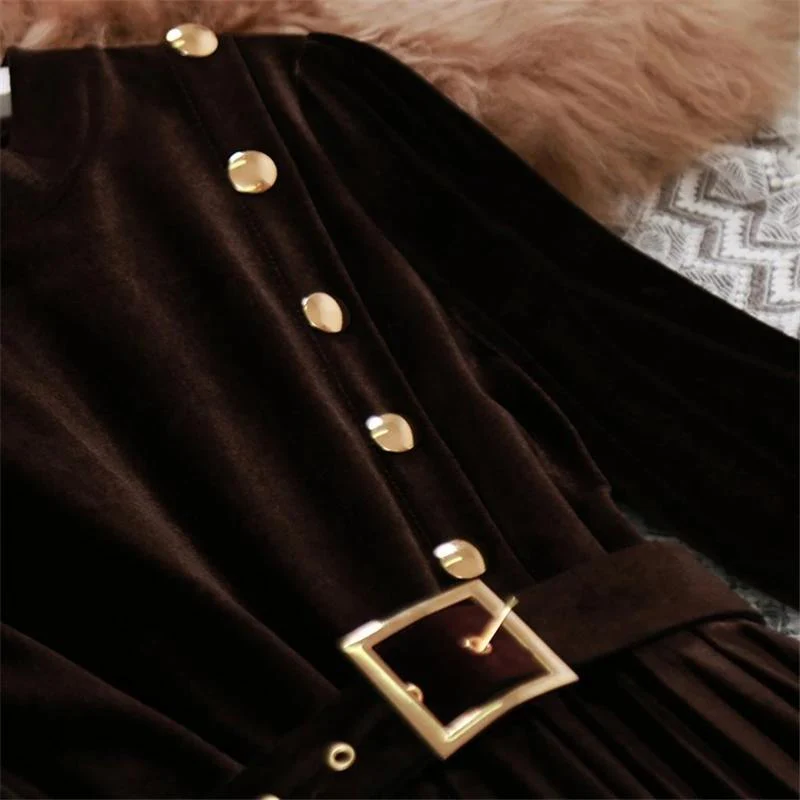 Velour Miranda Dress - Image 5