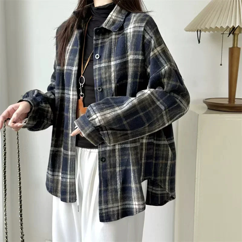 Vera Wollen Plaid Shirt - Image 2