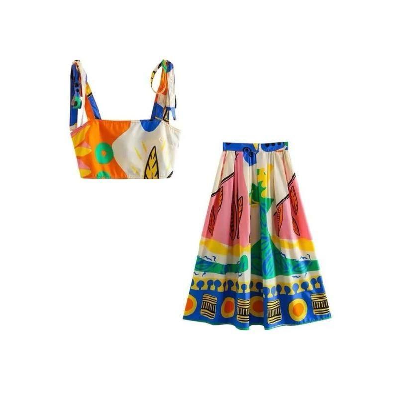Verona Coord Set In Multicolor - Image 3
