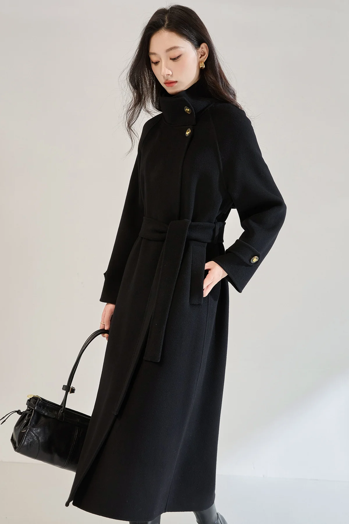 Veronica Luxe Overcoat With Belt - Image 4