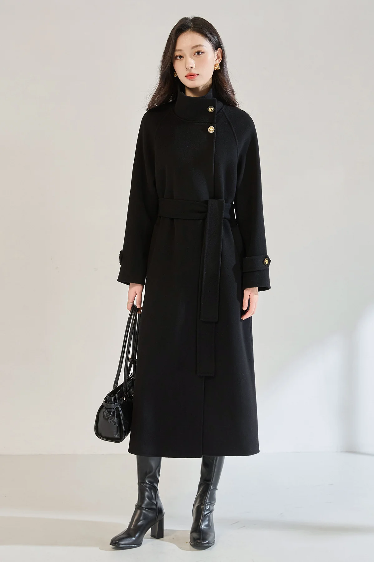 Veronica Luxe Overcoat With Belt - Image 8