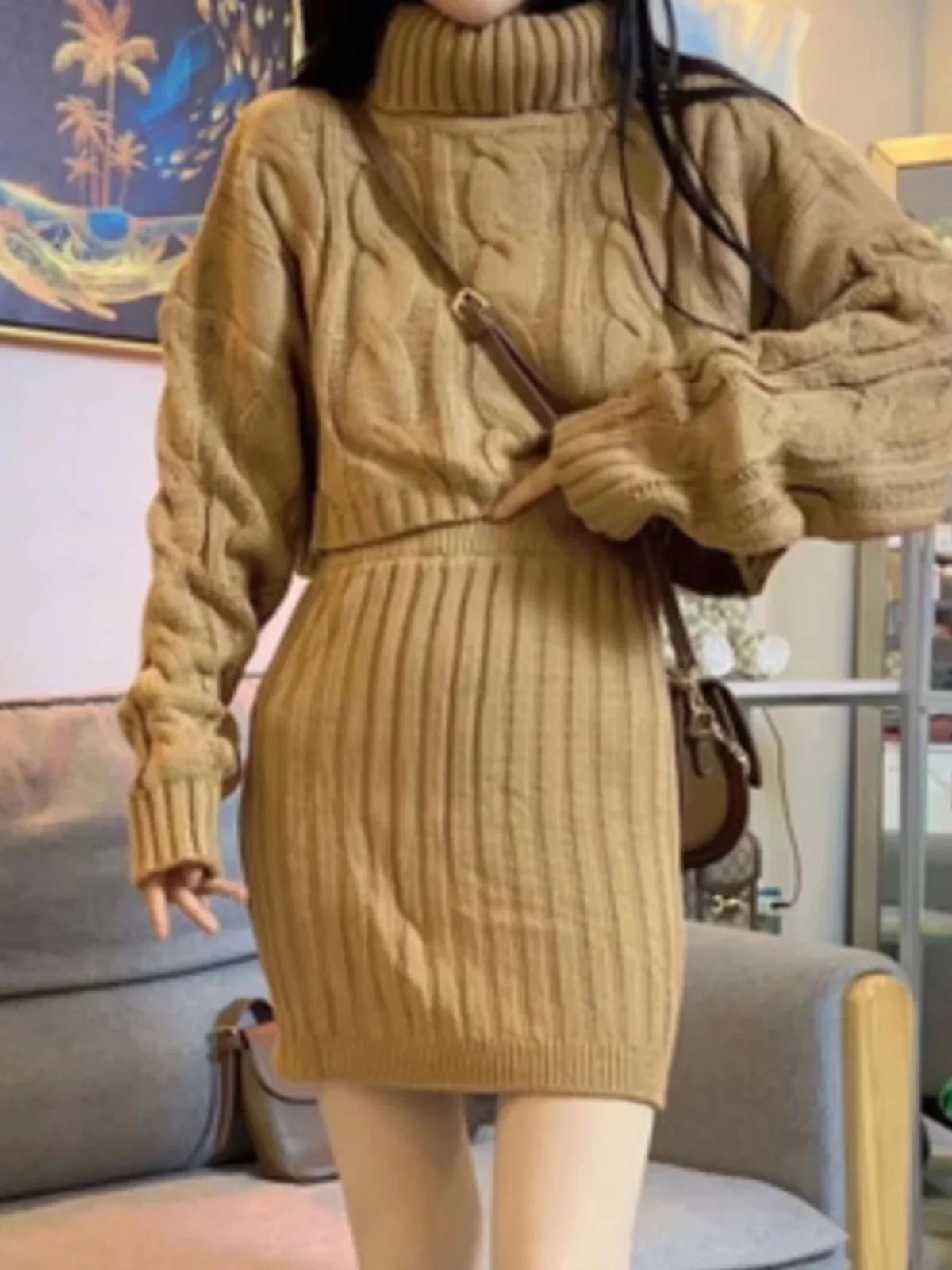 Vienna Premium Winter Skirt Coord Set - Image 2