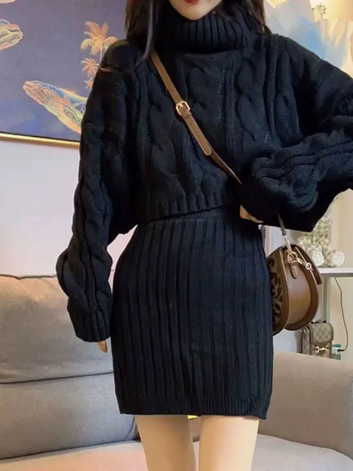 Vienna Premium Winter Skirt Coord Set - Image 3