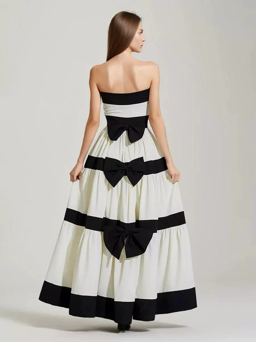 Wesley Offshoulder Holiday Maxi Dress In White - Image 6