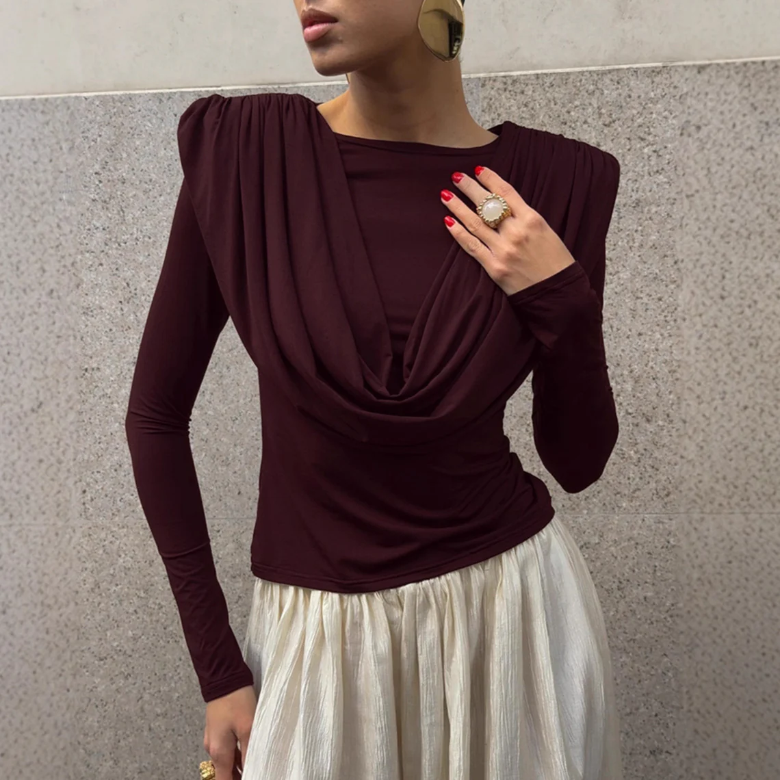 Wiley Cowl Summer Top - Image 4
