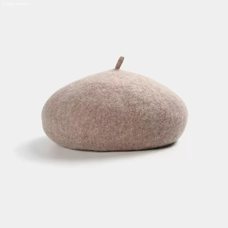 Woolen Soft Felt Beret Hats - Image 7