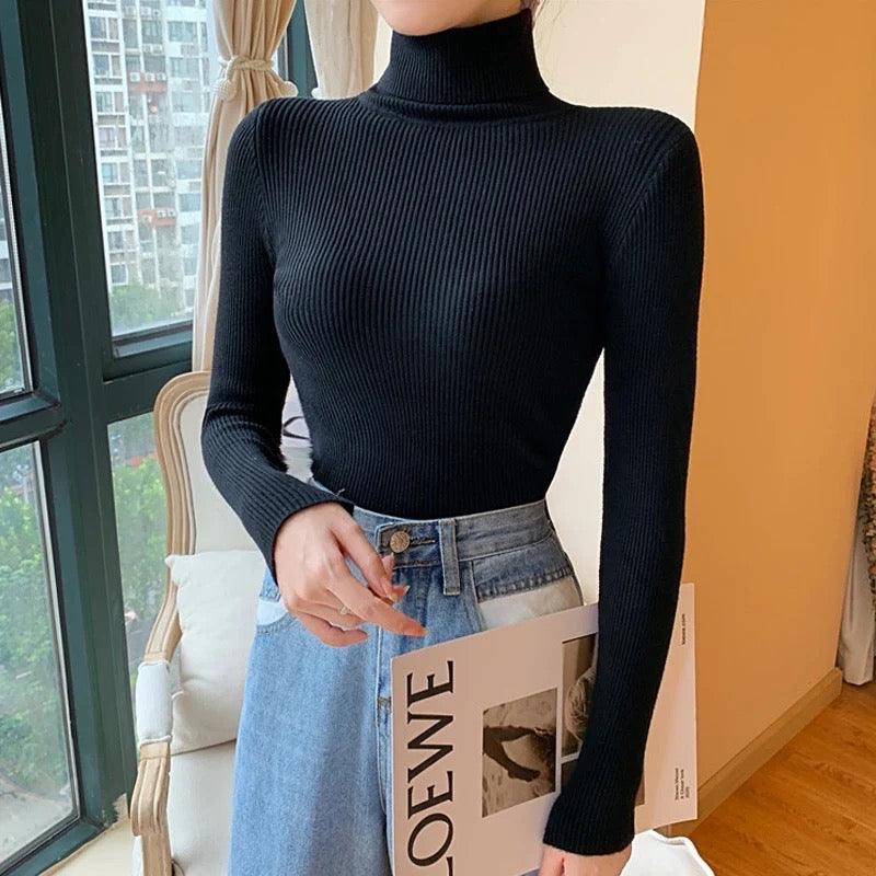 Y2K Statement Turtleneck Tops - Image 4