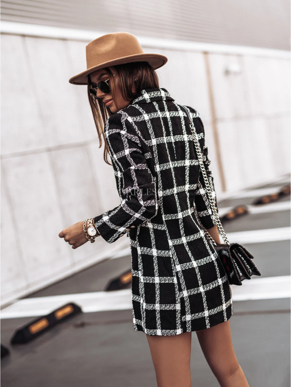 Zelie Printed Blazer Dress - Image 3