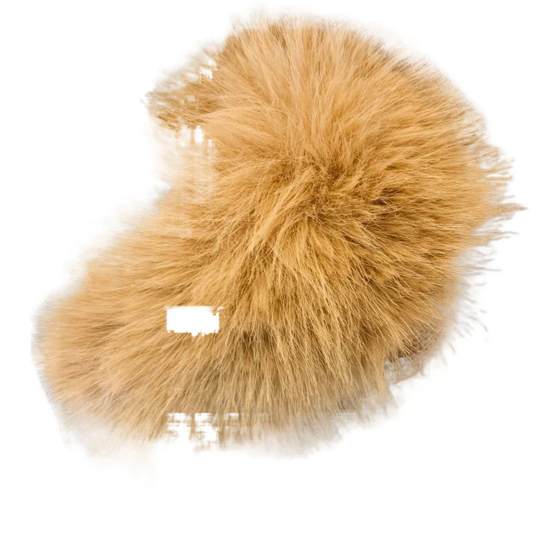 Zeta Fur Woolen Jacket In Brown - Image 7
