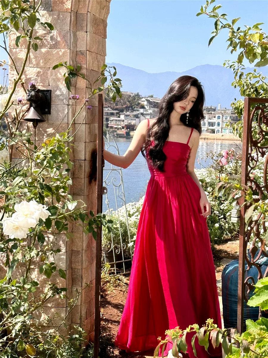Zeus Hot Pink Maxi Dress - Image 3